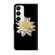 Samsung Galaxy S23 Crystal 3D Shockproof Protective Leather Phone Case for Samsung Galaxy S23 5G - White Flower