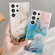 Coloured Glaze Marble Phone Case for Samsung Galaxy S23 5G - Pink Gold