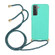 Wheat Straw Material + TPU Protective Case with Lanyard for Samsung Galaxy S23 5G - Green