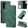 Skin Feel RFID Blocking Leather Phone Case for Samsung Galaxy S23 5G - Green