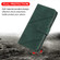 Skin Feel Multi-card Wallet Leather Phone Case for Samsung Galaxy S23 5G - Green