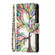 Colored Drawing Pattern Zipper Leather Phone Case for Samsung Galaxy S23 5G - Big Tree