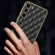 GKK Rhombus Pattern Electroplating Plain PU Phone Case for Samsung Galaxy S23 5G - Pink