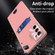Pure Color Invisible Lens Holder Phone Case for Samsung Galaxy S23 5G - Pink