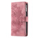 Multi-Card Totem Zipper Leather Phone Case for Samsung Galaxy S23 5G - Pink