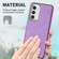 Skin-Feel Electroplating TPU Shockproof Phone Case for Samsung Galaxy S23 5G - Purple