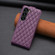 Diamond Lattice Vertical Flip Leather Phone Case for Samsung Galaxy S23 5G - Dark Purple