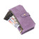 Dream 9-Card Wallet Zipper Bag Leather Phone Case for Samsung Galaxy S23 5G - Purple