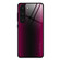 Texture Gradient Glass TPU Phone Case for Samsung Galaxy S23 5G - Rose Red