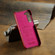 Fierre Shann Oil Wax Texture Leather Phone Case with Card Slots for Samsung Galaxy S23 5G - Red