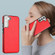 Samsung Galaxy S23 Leather Texture Full Coverage Phone Case for Samsung Galaxy S23 5G - Red