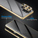 Privacy Full Cover Magnetic Metal Tempered Glass Phone Case for Samsung Galaxy S23 5G - Silver