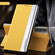 Side Electroplated Adsorption Leather Phone Case for Samsung Galaxy S23 5G - Yellow