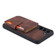 Skin Feel Dream Anti-theft Brush Shockproof Portable Skin Card Bag Phone Case for Samsung Galaxy S23 5G - Coffee