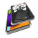 Colored Drawing Clear TPU Phone Protective Case for Samsung Galaxy S23 5G - Pinch Face Dog