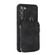 Zipper Card Bag Back Cover Phone Case for Samsung Galaxy S23+ 5G - Black