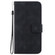 Double 8-shaped Embossed Leather Phone Case for Samsung Galaxy S23+ 5G - Black