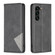 Prismatic Invisible Magnetic Leather Phone Case for Samsung Galaxy S23+ 5G - Black