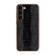 Genuine Leather Weilai Series Nano Electroplating Phone Case for Samsung Galaxy S23+ 5G - Black