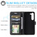 Skin Feel RFID Blocking Leather Phone Case for Samsung Galaxy S23+ 5G - Black