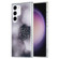 Dual-side IMD Marble Phone Case for Samsung Galaxy S23+ 5G - Black