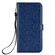 Honeycomb Dot Texture Leather Phone Case for Samsung Galaxy S23+ 5G - Blue