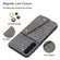 Double Buckle Magnetic Phone Case for Samsung Galaxy S23+ 5G - Brown