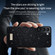 SULADA Glittery TPU + Handmade Leather Phone Case for Samsung Galaxy S23+ 5G - Gold