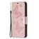 Embossing Two Butterflies Pattern Leather Case for Samsung Galaxy S23+ 5G - Rose Gold