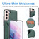 Ultra-thin Shockproof Phone Protective Case with Holder for Samsung Galaxy S23+ 5G - Green