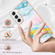 Electroplating Marble Dual-side IMD TPU Phone Case for Samsung Galaxy S23+ 5G - Green 004
