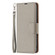 Litchi Texture Pure Color Leather Phone Case for Samsung Galaxy S23+ 5G - Grey
