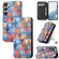 CaseNeo Colorful Magnetic Leather Phone Case for Samsung Galaxy S23+ 5G - Rhombus Mandala