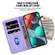 7-shaped Embossed Leather Phone Case for Samsung Galaxy S23+ 5G - Purple