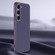 Litchi Texture Genuine Leather Phone Case for Samsung Galaxy S23+ 5G - Purple