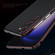 Aurora Series Lens Protector + Metal Frame Phone Case for Samsung Galaxy S23+ 5G - Purple Silver