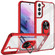 Shockproof Transparent TPU + Acrylic Phone Case for Samsung Galaxy S23+ 5G - Red