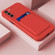 Skin Feel Card TPU Contrast Color Button Phone Case for Samsung Galaxy S23+ 5G - Red