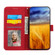 Dierfeng Dream Line TPU + PU Leather Phone Case for Samsung Galaxy S23+ 5G - Red