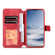 AZNS Calf Texture Horizontal Flip Leather Phone Case for Samsung Galaxy S23+ 5G - Red