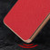 Nano Electroplating Cross Texture Genuine Leather Phone Case for Samsung Galaxy S23+ 5G - Red