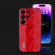 ABEEL Genuine Leather Weilai Series Phone Case for Samsung Galaxy S23+ 5G - Red