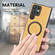 Solid Color Leather Skin Back Cover Phone Case for Samsung Galaxy S23+ 5G - Yellow