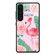 Colorful Painted Glass Phone Case for Samsung Galaxy S23+ 5G - Flamingo