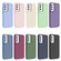 Shield Skin Feel PC Metal Lens Frame Phone Case  for Samsung Galaxy S23+ 5G - Beige