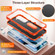 3 in 1 Rugged Holder Phone Case for Samsung Galaxy S23+ 5G - Transparent