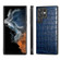 Crocodile Grain Leather Back Cover Phone Case for Samsung Galaxy S23 Ultra 5G - Blue