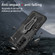 Armor Warrior Shockproof PC + TPU Phone Case for Samsung Galaxy S23 Ultra 5G - Black