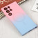 Liquid TPU Silicone Gradient MagSafe Phone Case for Samsung Galaxy S23 Ultra 5G - Pink Blue