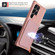 Magnetic Wallet Card Bag Leather Phone Case for Samsung Galaxy S23 Ultra 5G - Rose Gold